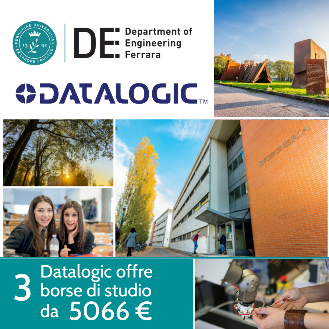 Borse di studio Datalogic per laureati triennali in atenei esterni alla Regione Emilia-Romagna.