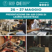 Lauree Magistrali: il 26 e 27 maggio le presentazioni dei corsi saranno online!