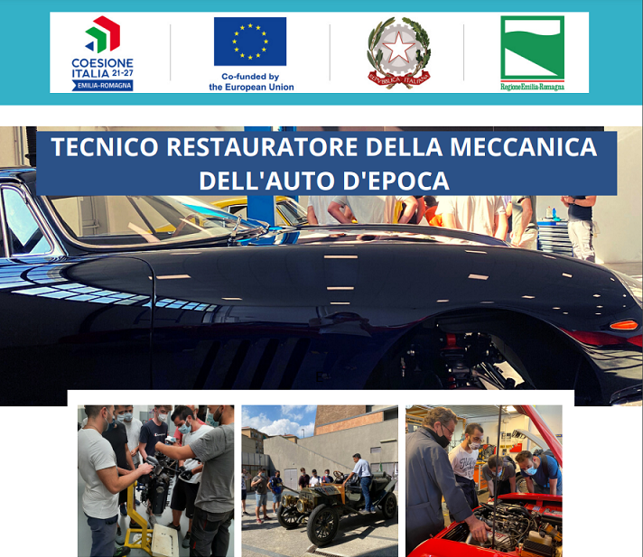 Tecnico Restauratore della Meccanica dell'Auto d'Epoca: anche il DE tra i proponenti del corso IFTS